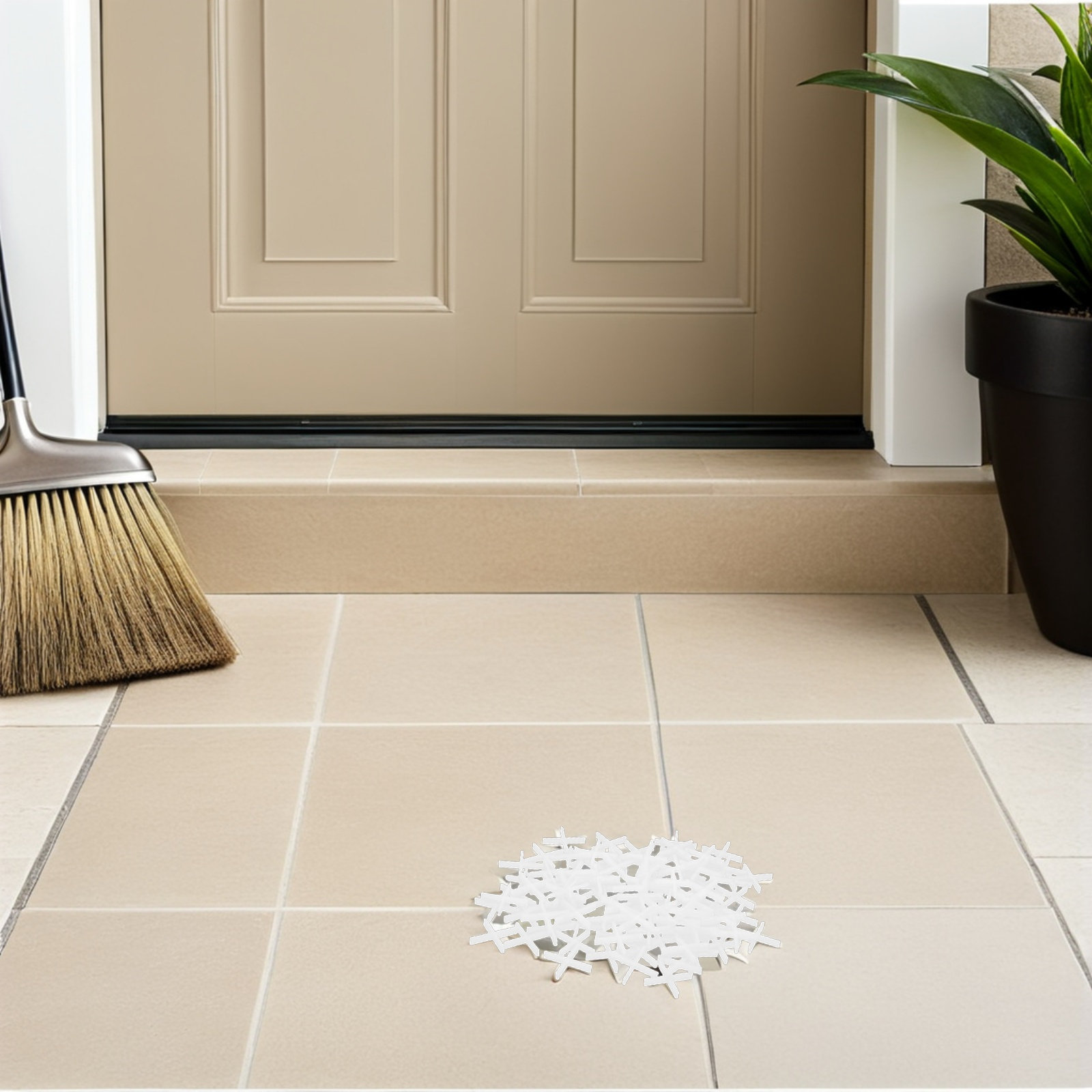 500Pcs Porcelain Tile Spacers  - Ceramic Tile Floor ulasan dan harga