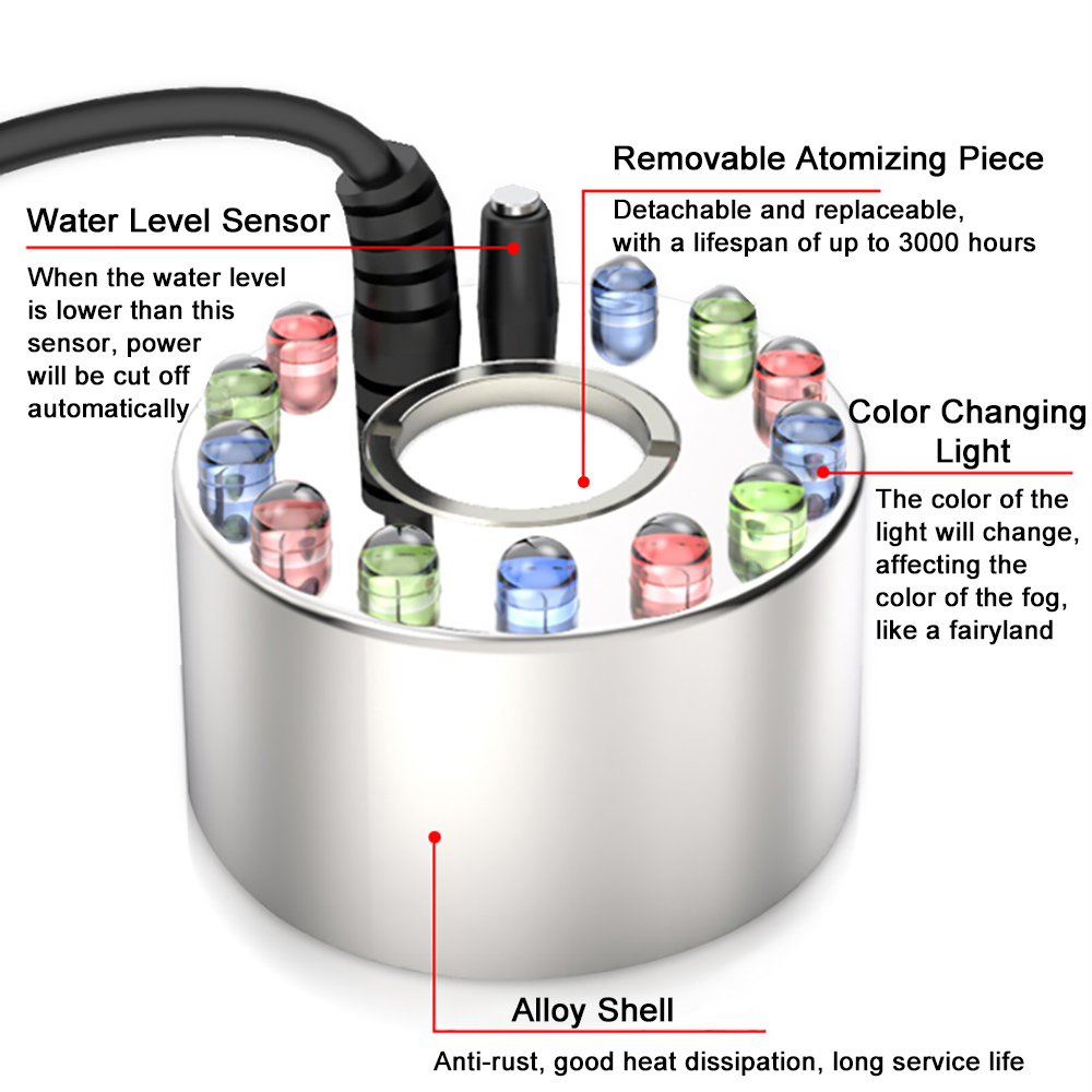 110V 220V Ultrasonic Mist Make - Terrarium Fogger Ultrasonic ulasan dan harga